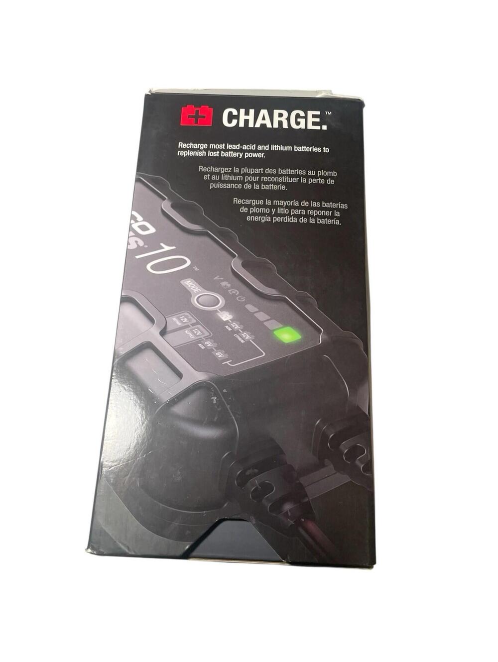NOCO GENIUS10 Smart Charger 10A 6V/12V Auto Marine Trickle Maintainer - NEW / OB - Picture 6 of 7